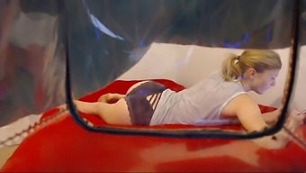 Amateur German Teen Caught On Hidden Camera Giving A Blowjob And Facial