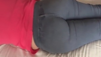 Sperm-Filled Milk Flows Into Her Ample Derriere